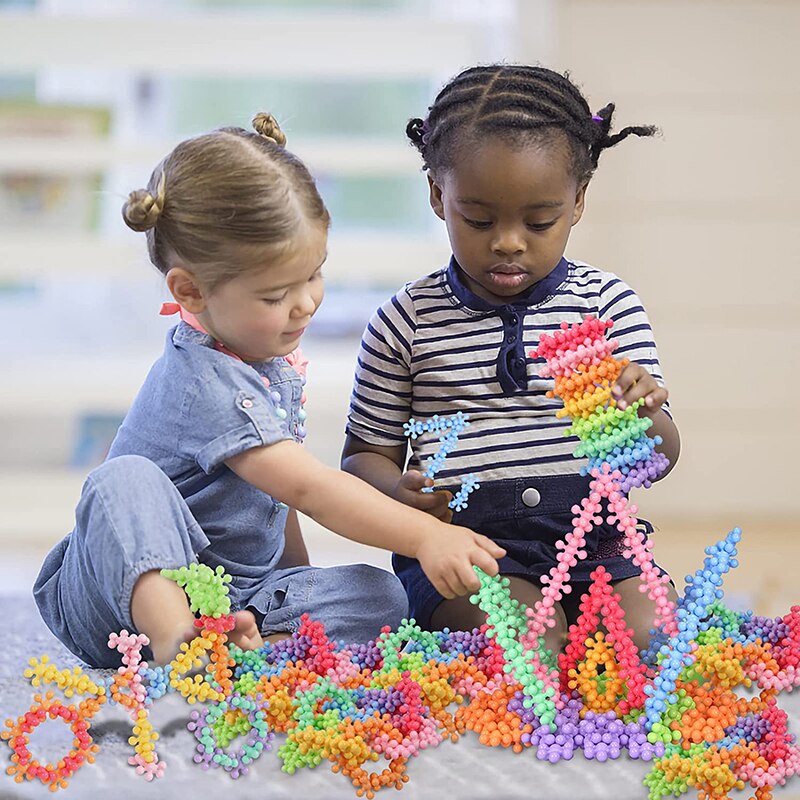 Blocos Construção Flocos de Neve