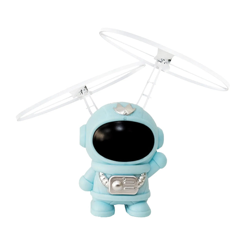 Mini Drone Infantil Robô Voador Astronauta e Luzes Brilhantes