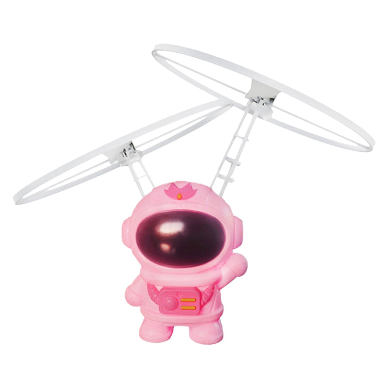 Mini Drone Infantil Robô Voador Astronauta e Luzes Brilhantes