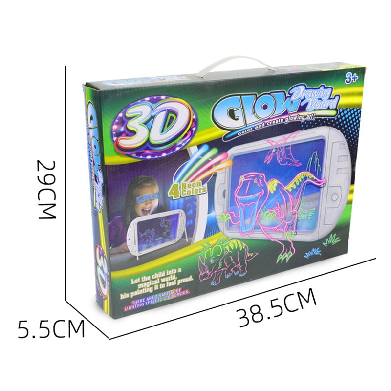 Quadro De Pintura Fluorescente 3D